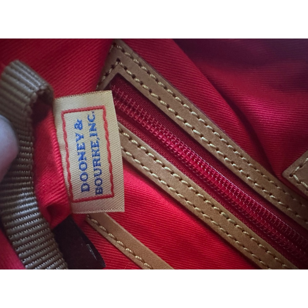 Dooney & Bourke Navy Suede Leather Trim Hobo Shoulder Bag NEW w/ Dust Bag - Picture 5 of 14